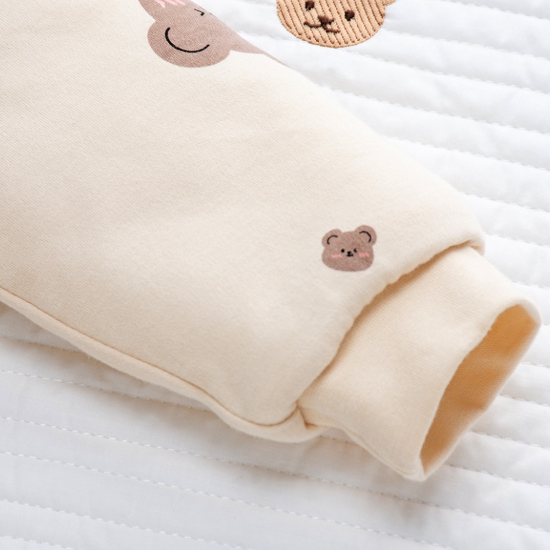 Baby Cute Bear Quilted Cotton Jacket Romper