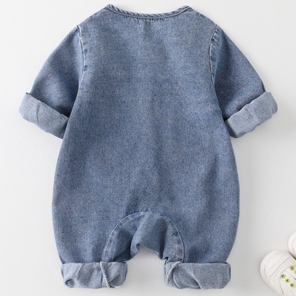 Baby Boy Korean Style Long Sleeve Romper