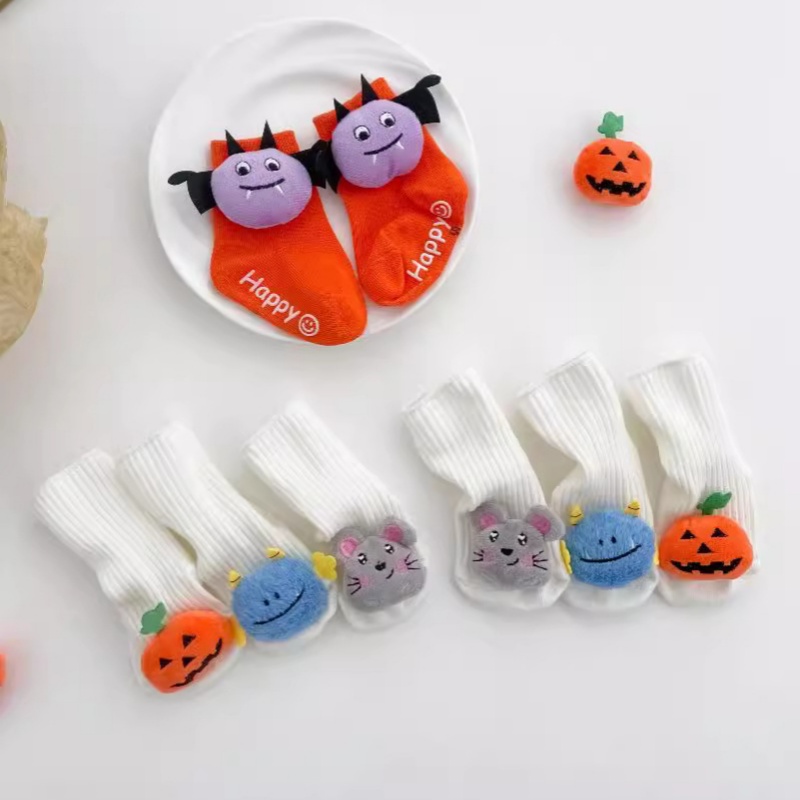 Halloween Cartoon Non Slip Baby Socks
