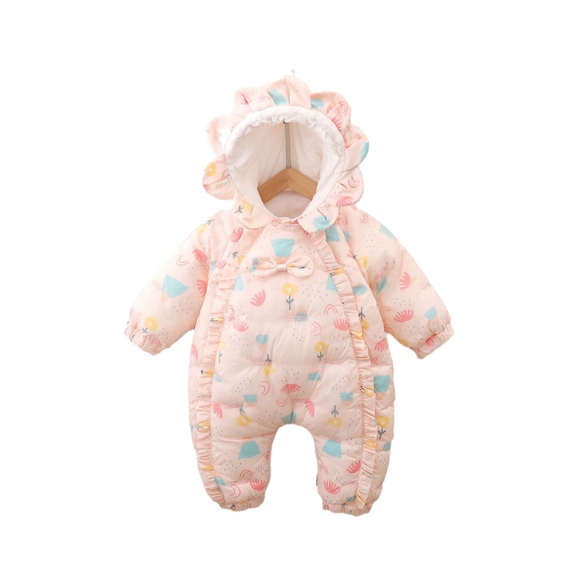 Baby Hooded Thick Romper