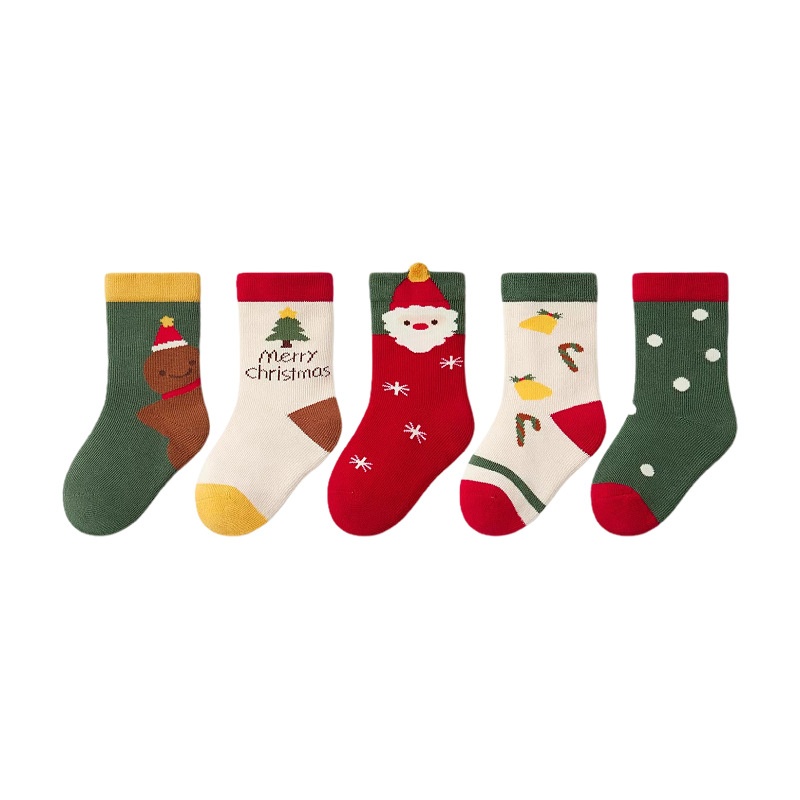 Kids Christmas Crew Socks