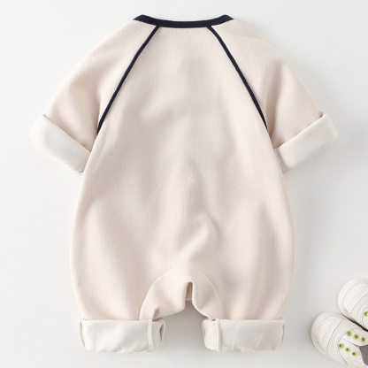 Baby Boy Korean Style Long Sleeve Romper