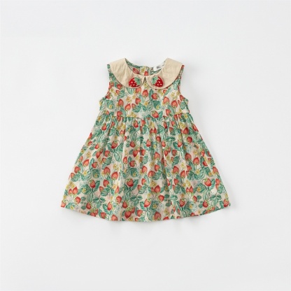 Baby Girl Floral Sleeveless Dress