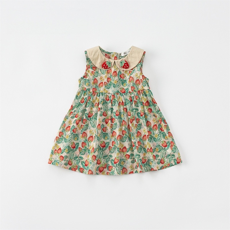 Baby Girl Floral Sleeveless Dress