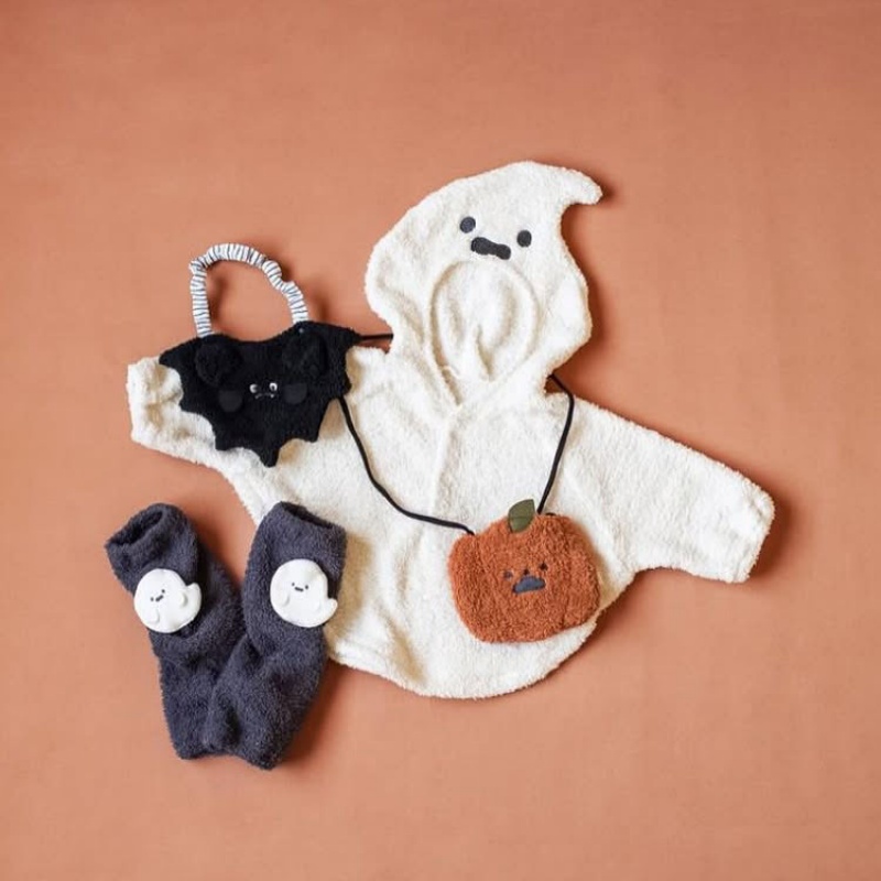 Halloween Plush Hooded Baby Cape Coat