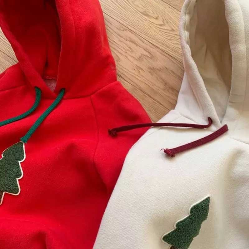 Christmas Tree Embroidered Baby Bodysuit Romper