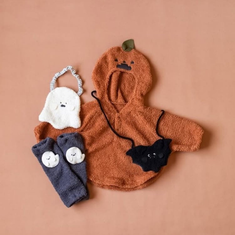 Halloween Plush Hooded Baby Cape Coat