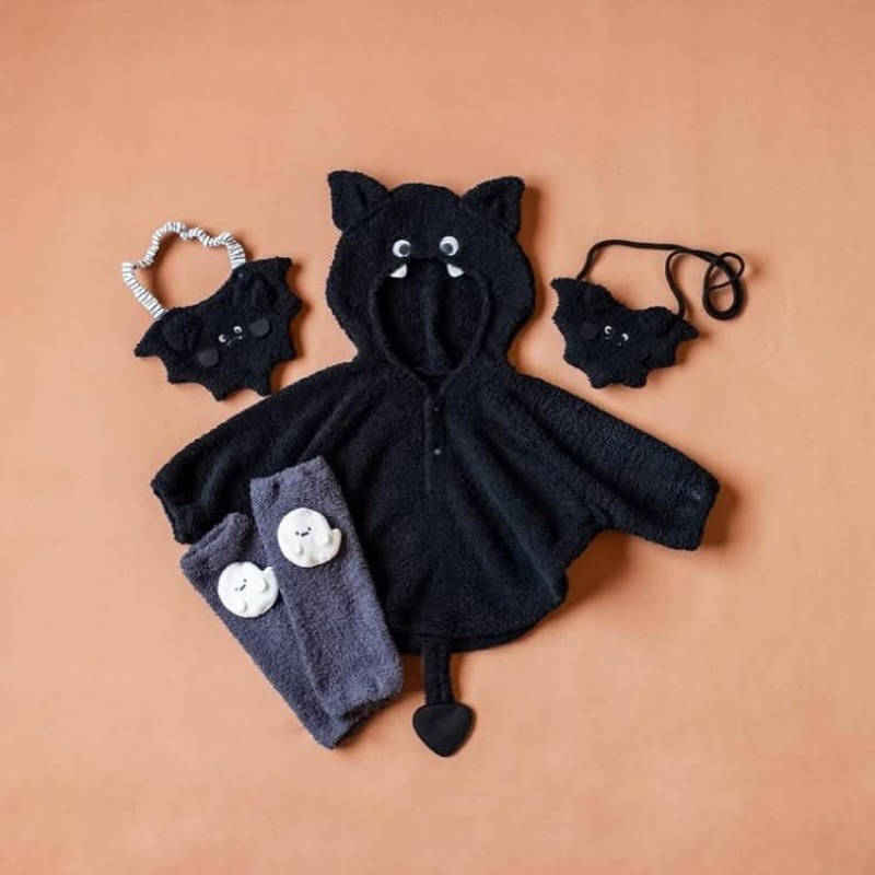 Halloween Plush Hooded Baby Cape Coat