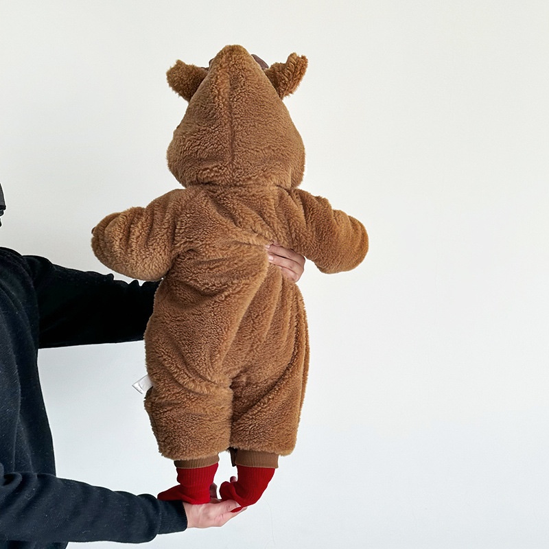 Baby Christmas Reindeer Romper