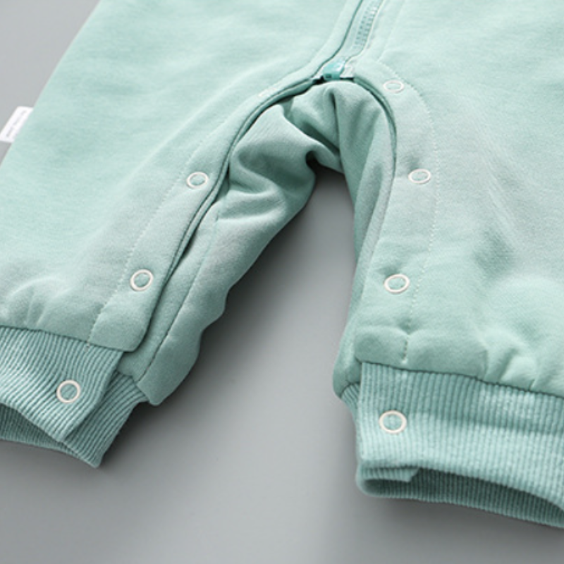 Baby Boy/Girl Reflective Bear Pattern Cotton Hood Romper-kissminis