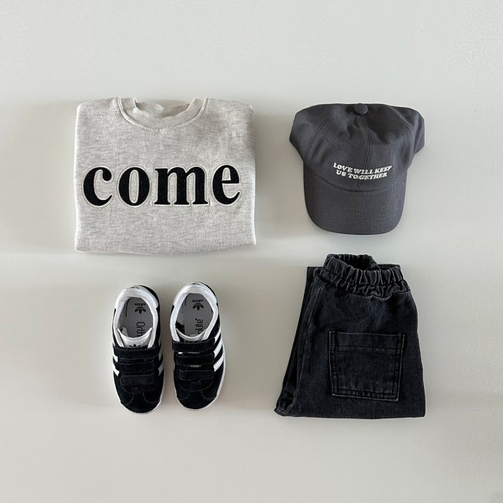 Toddler Boy/Girl Loose Letter Pullover Round Neck T-Shirt-kissminis