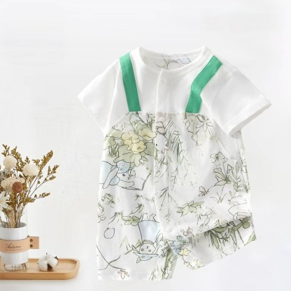 Baby Unisex Seamless Short Sleeve Romper
