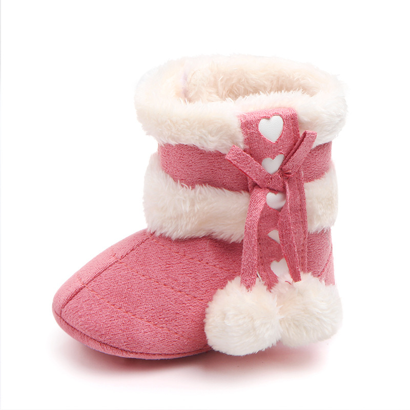 Cute Baby Christmas Warm Shoes And Cotton Boots-kissminis