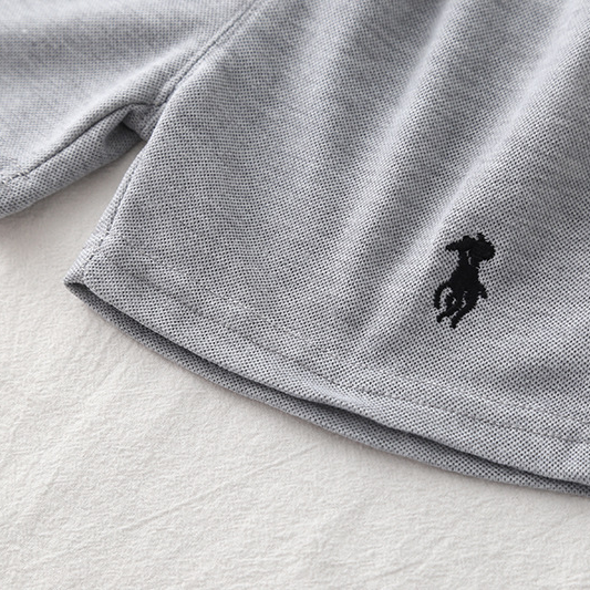 Polo Short Sleeve Shirt and Two-piece Shorts Sets