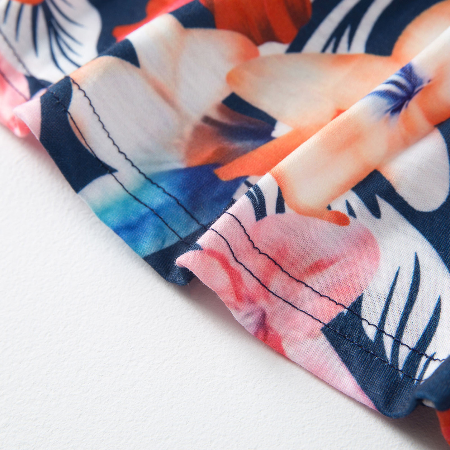Family Matching Floral Print Bodysuit Sweatshirt-kissminis