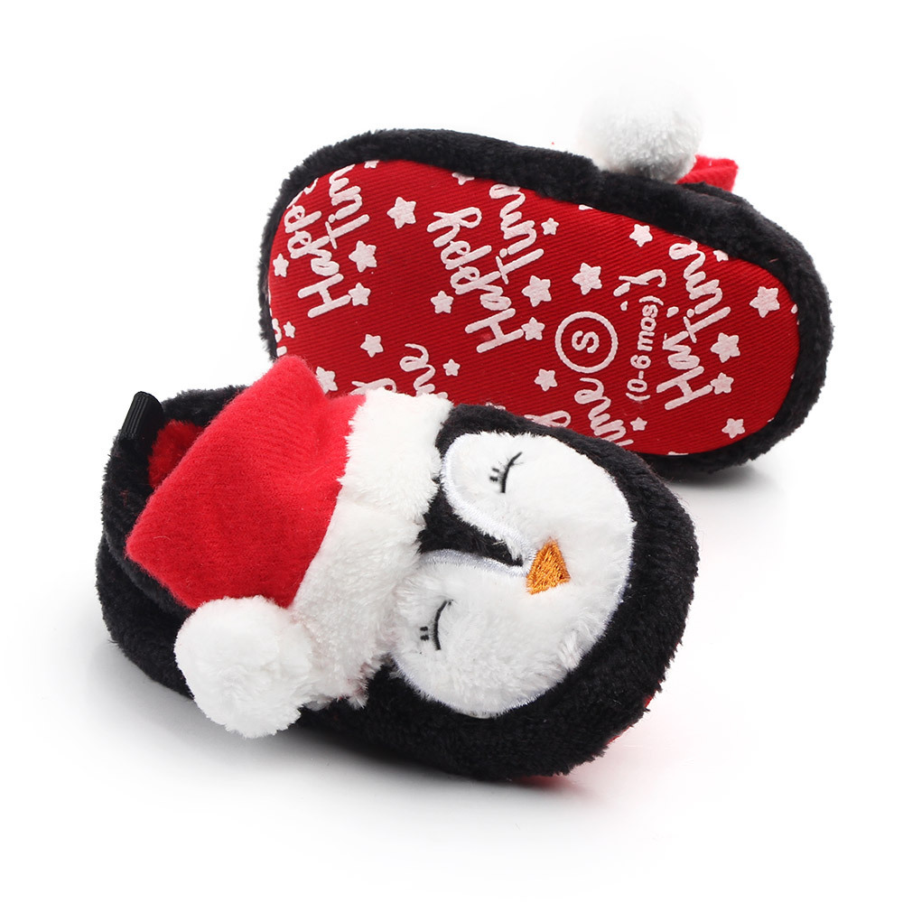Baby Design Christmas Baby Shoes Soft Sole Shoes-kissminis