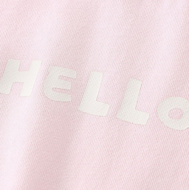 Colorful Fur Ball"HELLO" Letter Printing Romper-kissminis