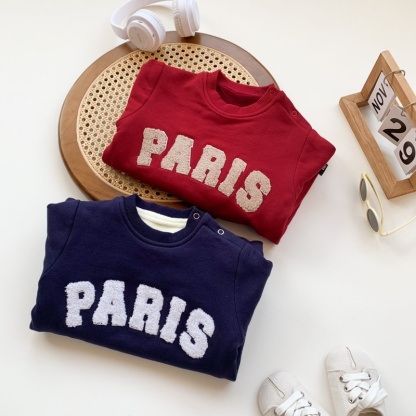 Baby Alphabet Thickened Long Sleeve Romper
