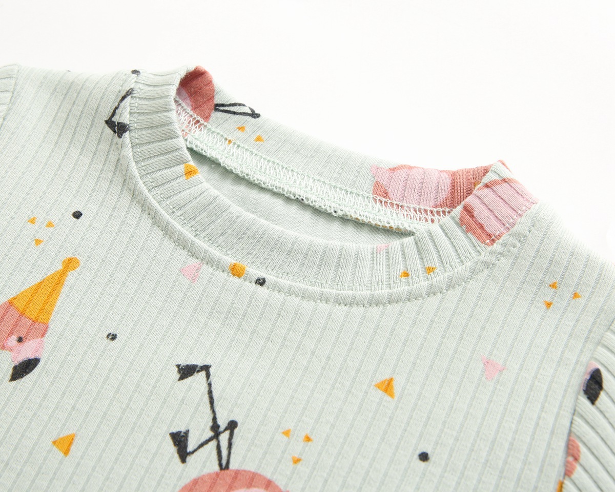2pcs Baby Boy/Girl Cute Cartoon Pattern Long Sleeve Sweatshirt and Pants Set-kissminis