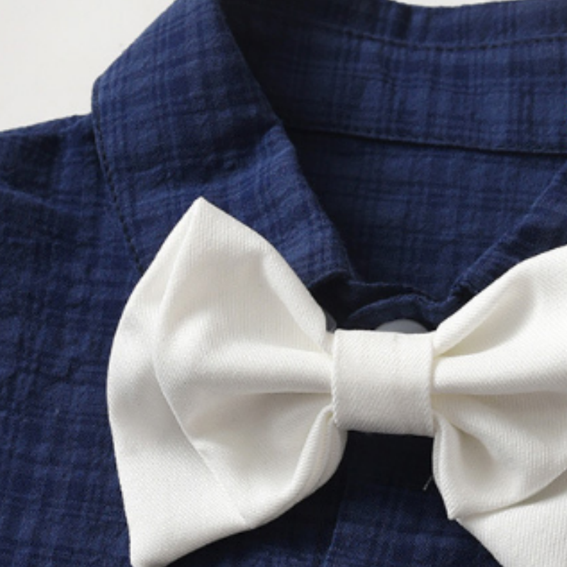 Dapper 3-Piece Gentleman's Romper Set