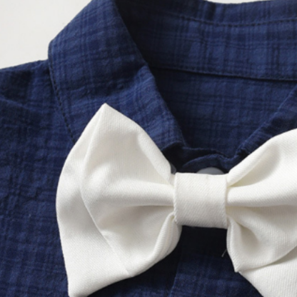 Dapper 3-Piece Gentleman's Romper Set