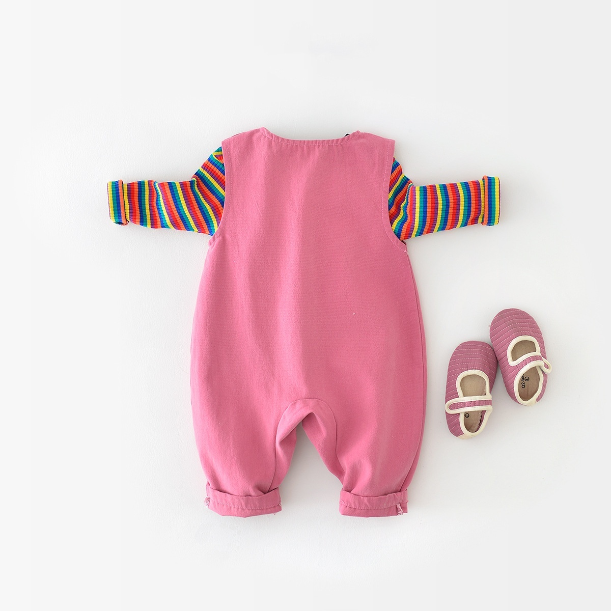Baby Gilrl Rabbit Pattern Sleeveless Romper-kissminis