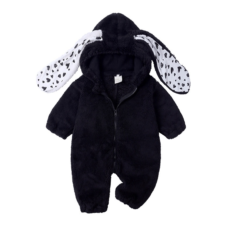 Bunny Plush Christmas Baby Romper Outfit