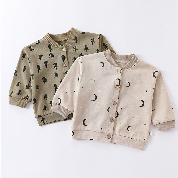 Baby Boy/Girl "Moon/Tree"Long Sleeve Sweatshirt-kissminis