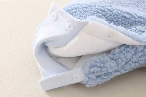 Baby Boy/Girl Winter Cute Dinosaur Design Fluff Long Sleeve Hooded Romper-kissminis