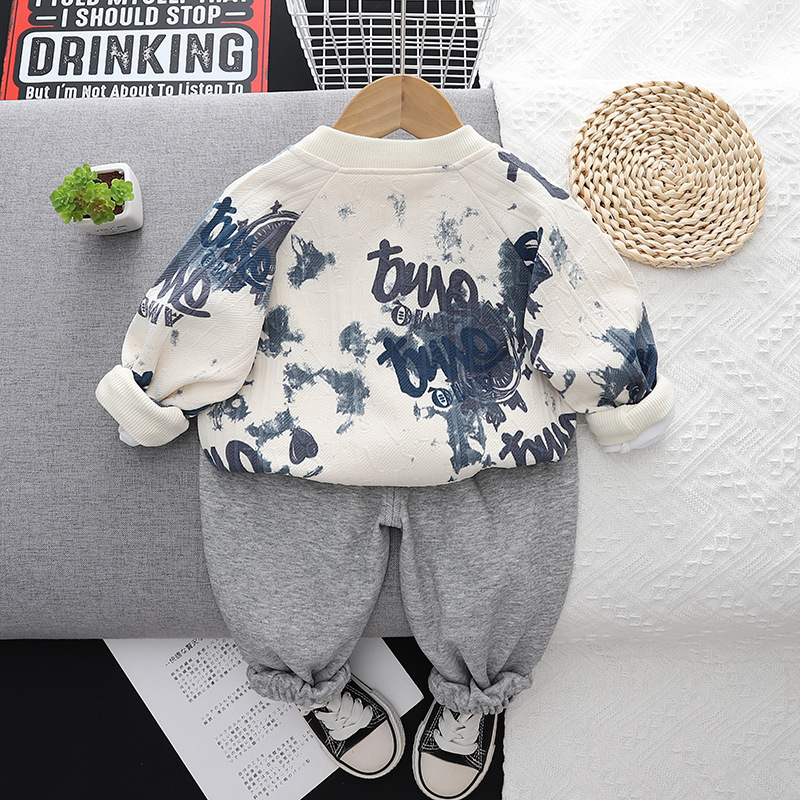 Cute Cartoon Bear Pattern Three Piece Set-kissminis
