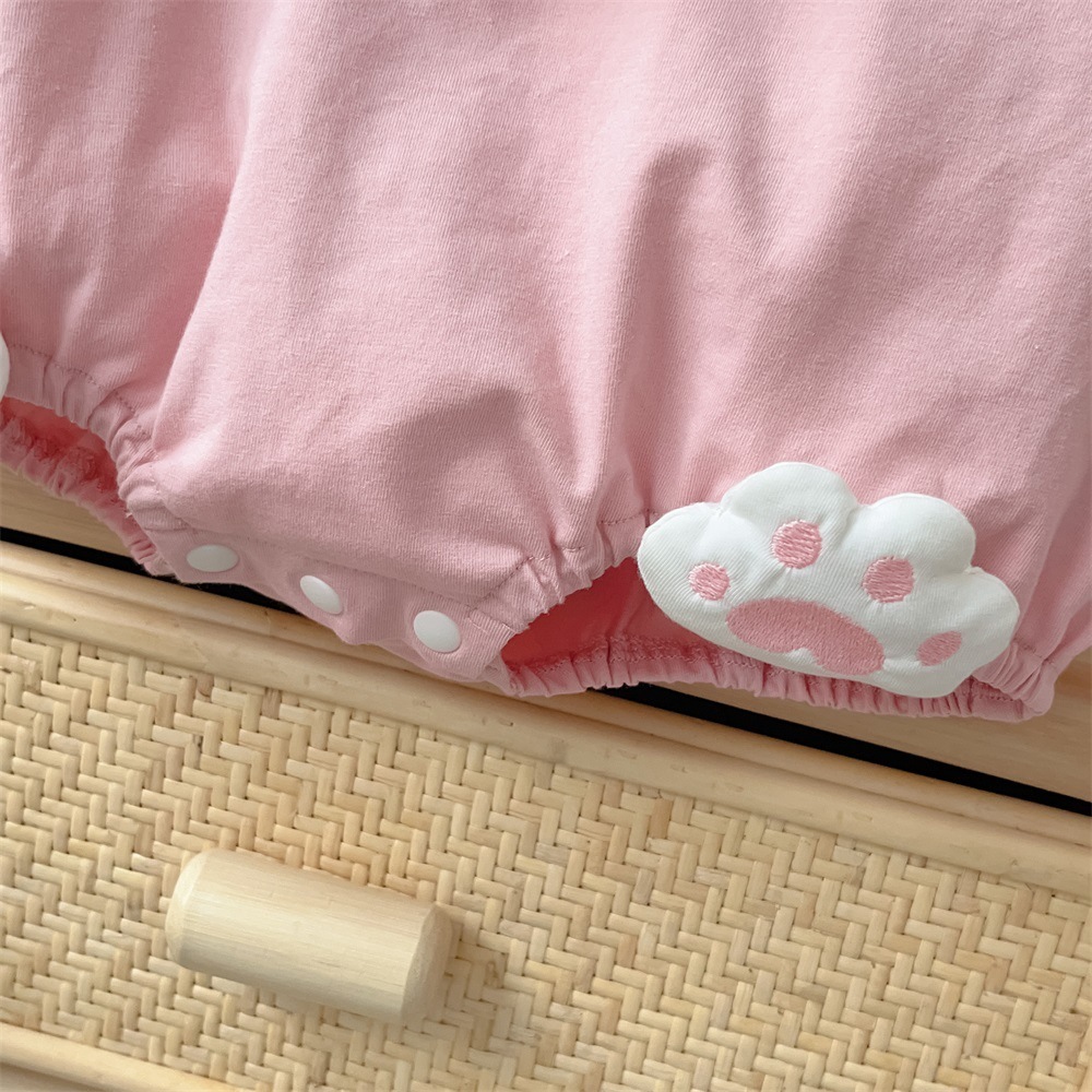Baby Boy/Girl Rabbit/Frog Cartoon Bodysuit-kissminis