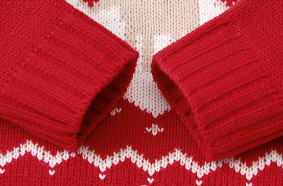 Baby Boy/Girl Christmas Style Cute Elk Pattern Long Sleeve Knitted Sweater-kissminis