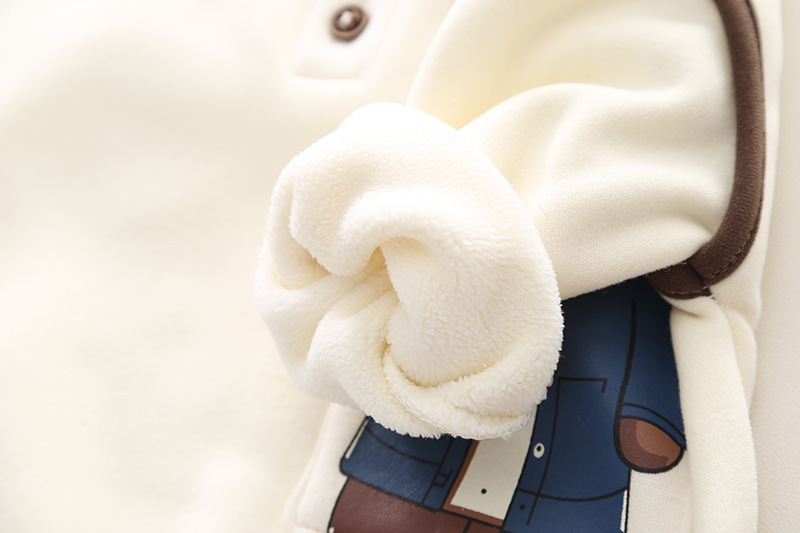 Toddler Boy Bear Pattern Winter Two-Piece Set-kissminis