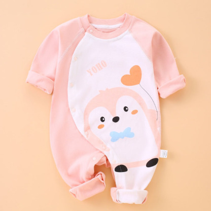 Baby Girl Cute Penguin Dragon Romper -kissminis