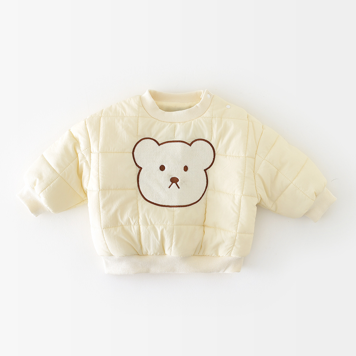Winter Baby Boy/Girl Bear Pattern Long Sleeve Pullover Sweater-kissminis