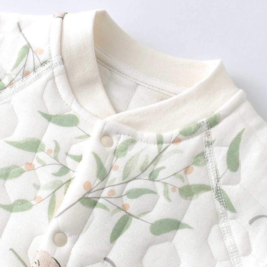 Spring Pure Cotton Baby Animals Print Romper-kissminis