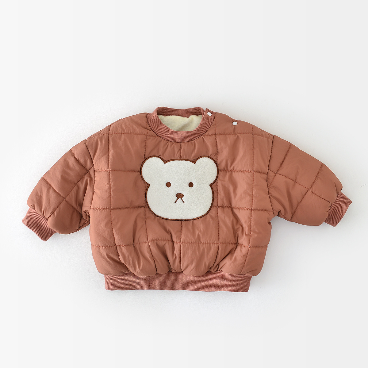 Winter Baby Boy/Girl Bear Pattern Long Sleeve Pullover Sweater-kissminis