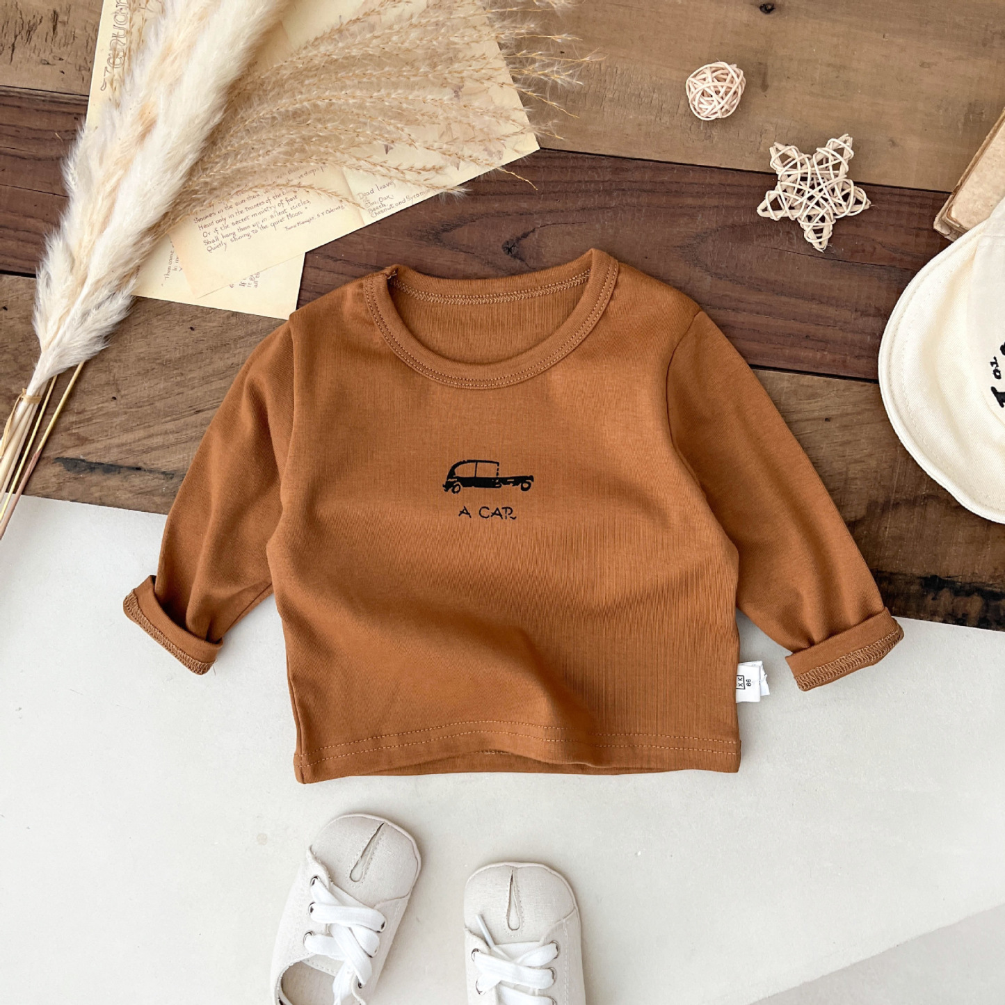 Baby Boy/Girl Printed Long Sleeve T-Shirt -kissminis
