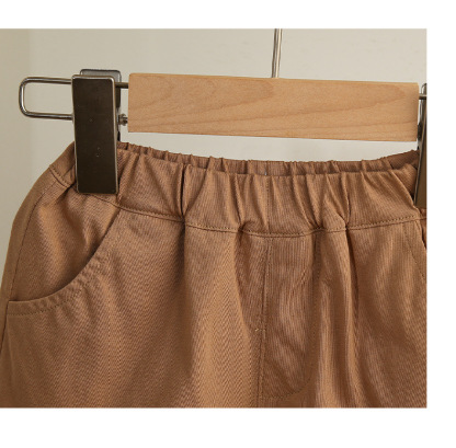 Sleeveless White Top with Koala Print and Brown Striped Shorts Set