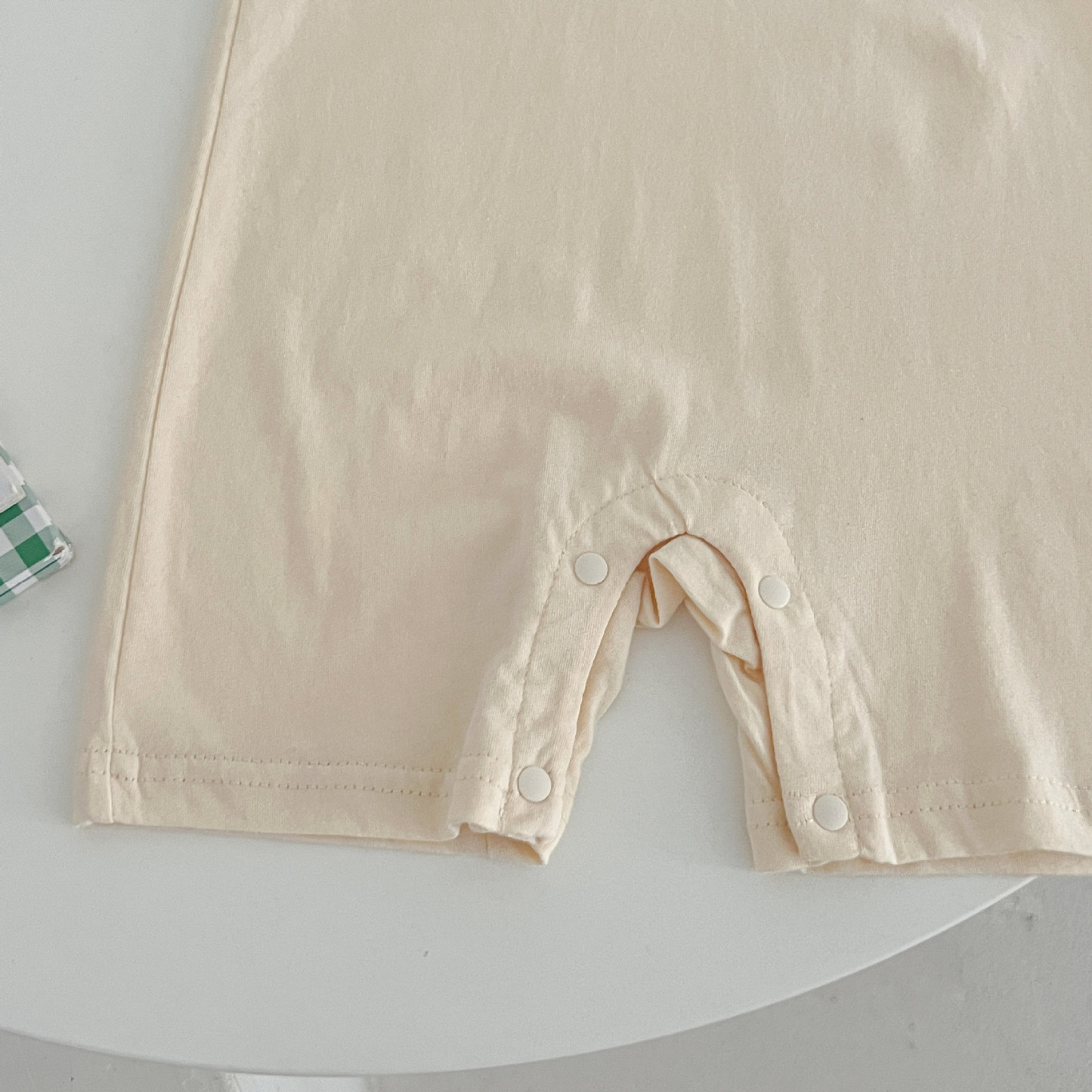 Baby Boy Lapel Letter Print Romper -kissminis