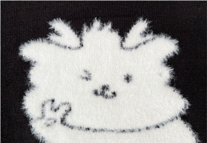 Baby Boy/Girl Cute Cartoon Pattern Knitted Long Sleeve Sweatshirt-kissminis