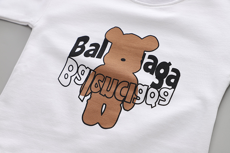 Cute Cartoon Bear Pattern Three Piece Set-kissminis