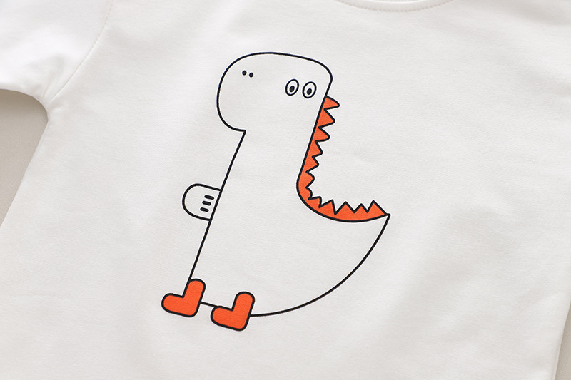 Toddler Boy/Girl Dinosaur Print Three-Piece Set-kissminis