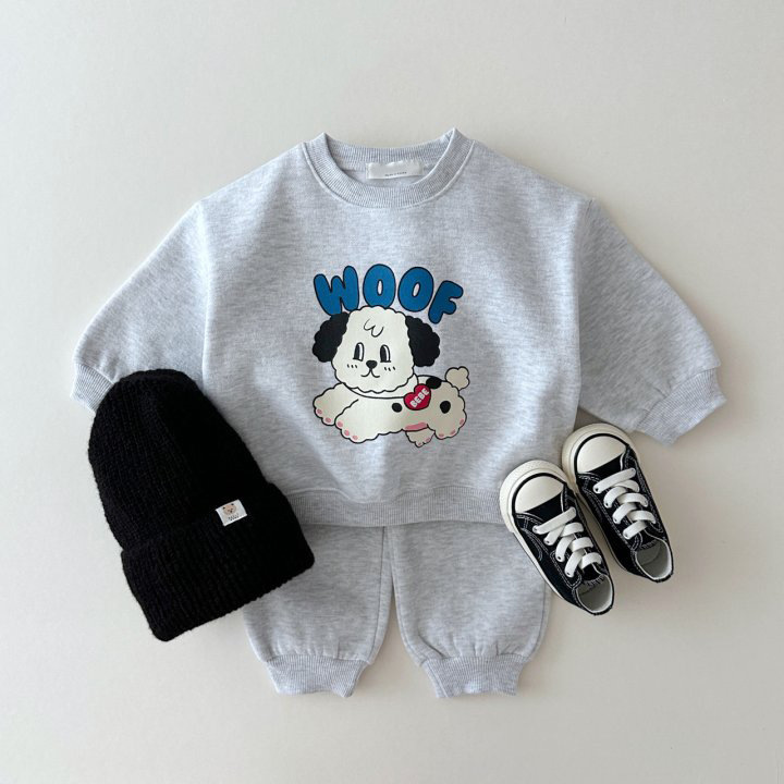 Cute Cartoon Pattern Sweatshirt and Pant Set-kissminis