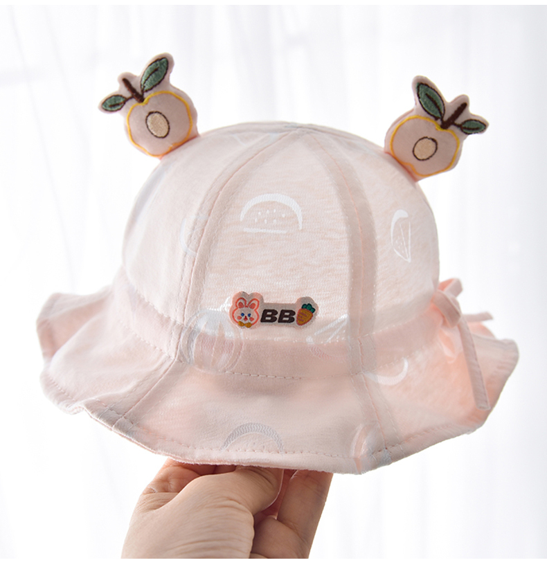 Baby Soild Color Print Hat-kissminis