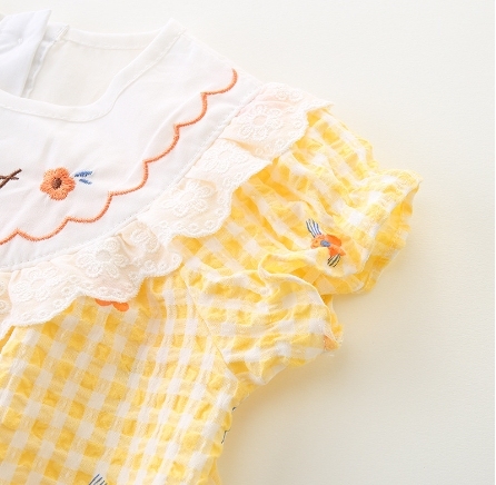 Baby Girl 'Rabbit' Flower Babysuit-kissminis
