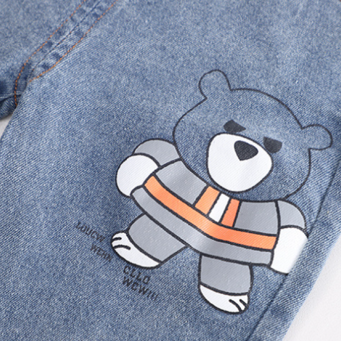 Baby Boy/Girl Bear Splicing Three Piece Set