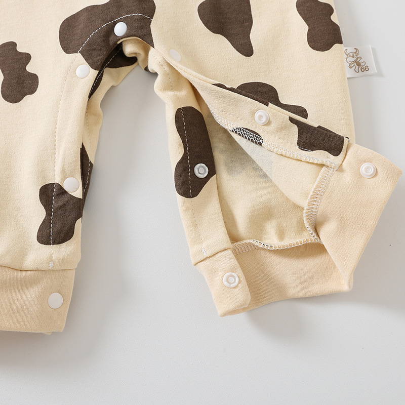 2pcs Baby Yellow T-shirt with Cow Pants Set -kissminis