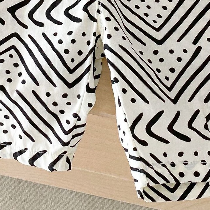 Baby Girl Pinstripe Print Pants-kissminis