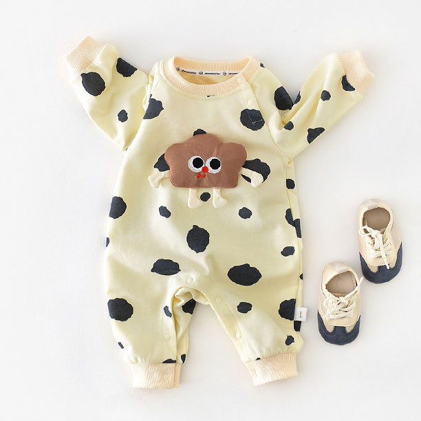 Baby Boy / Girl Printed Dot Pattern All Over Romper-kissminis